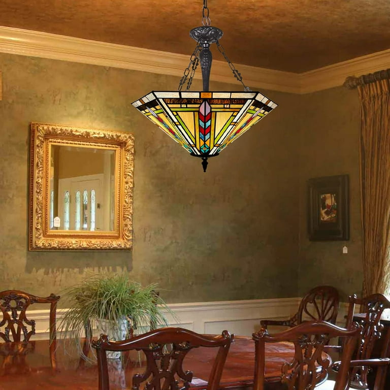 Tiffany style hotsell hanging light fixtures