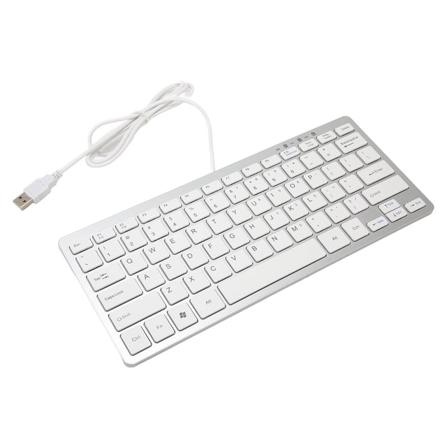 USB Wired Keyboard, 13 Shortcut 78 Scissor Keys USB Keyboard LED Indicator For Office