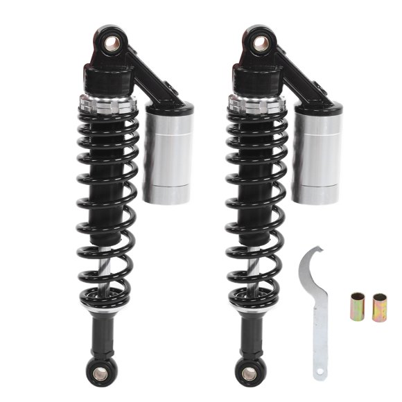 Aller Kart Amortisseur, Réduire les Vibrations Améliorer la Stabilité Stable Moto pour SUV pour ATV Noir Argent, Noir, Jaune