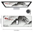 thumbnail image 2 of nygtbtfer Japanese Cherry Blossom Gaming Mouse Pad, Extended Large Mouse Mat Desk Pad, Stitched Edges Mousepad,  Thick Long Non-Slip Rubber Base Mice Pad, 31.5x11.8 in, 2 of 6
