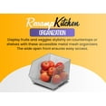 thumbnail image 4 of YBM HOME Kitchen Pantry Organizer Wire Mesh Open Storage Bin for Organizing Supplies 12 x 7.8 x 5.8, 4 of 6
