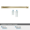 thumbnail image 5 of Amerock Bellamy 8-13/16 inch (224mm) Center-to-Center Golden Champagne Cabinet Pull, 5 of 7
