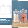 thumbnail image 3 of Phenofice Conteneur de Cotons-Tiges Transparent Rangement pour Femmes Bureau Lot de 1, 3 of 8