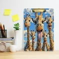 thumbnail image 5 of A Group Of Giraffes Acrylic Clipboards A4 Standard Size Clipboard 12.5" X 9" Clip Board for Office School Teacher Women Men, 5 of 8