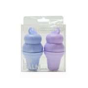 Rebels Refinery Natural Blue Raspberry and Lemon Meringue Ice Cream Lip Balm, 2 pack