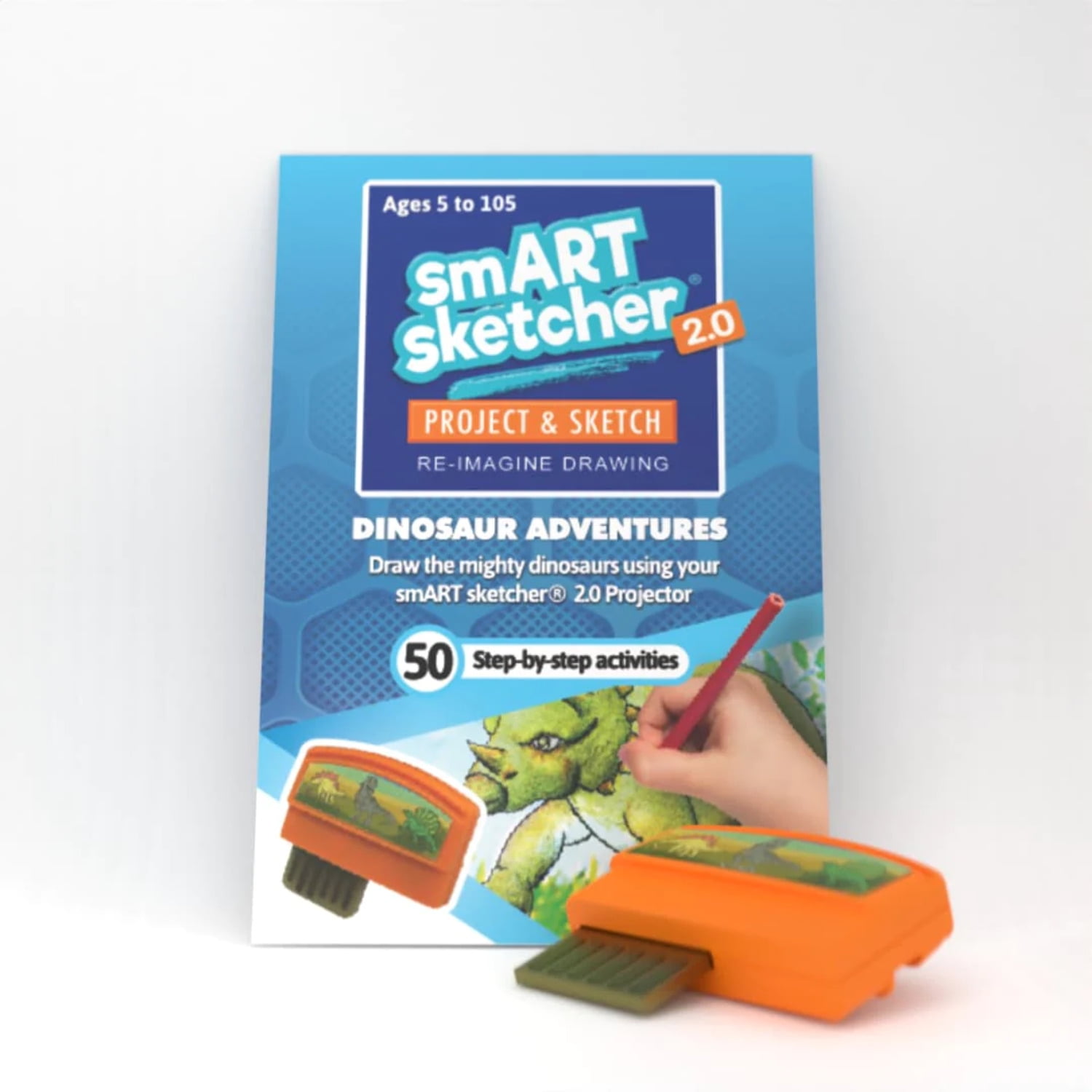 Smart Sketcher Dinosaur Shaped Projector 2.0 Project & Sketch – St