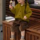 thumbnail image 4 of Suéter de manga larga con capucha para niños, chaquetas y abrigos casuales, de color liso, con capucha y botones, top de punto cómodo e informal, blusa de poliéster para niños., 4 of 7