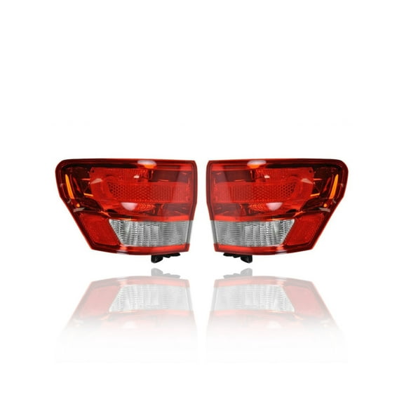 Tail Light Assembly - Compatible/Replacement for '11-13 Jeep Grand Cherokee - Pair, Left Driver Right Passenger Set - 55079420AG, 55079421AG