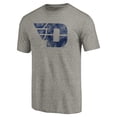 thumbnail image 2 of Men's Gray Dayton Flyers Classic Primary Tri-Blend T-Shirt, 2 of 3