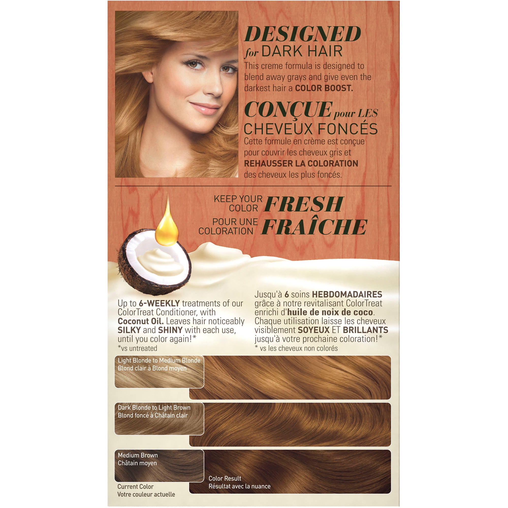 Clairol Natural Instincts Crema Keratina Hair Color 8g