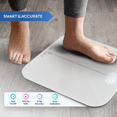 thumbnail image 3 of INEVIFIT Smart Premium Bathroom Scale with Bluetooth and Free Tracking INEVIFIT APP - Silver, 3 of 7
