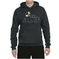 thumbnail image 2 of Wild Bobby, Bee Kind Motivational Inspirational Teachers, Pop Culture, Unisex Graphic Hoodie Sweatshirt, Heather Black, Large, 2 of 4
