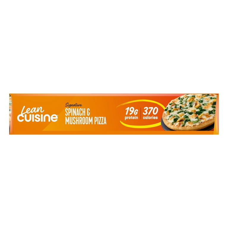 Lean Cuisine Spinach and Mushroom Frozen Pizza 6 oz Vegetarian