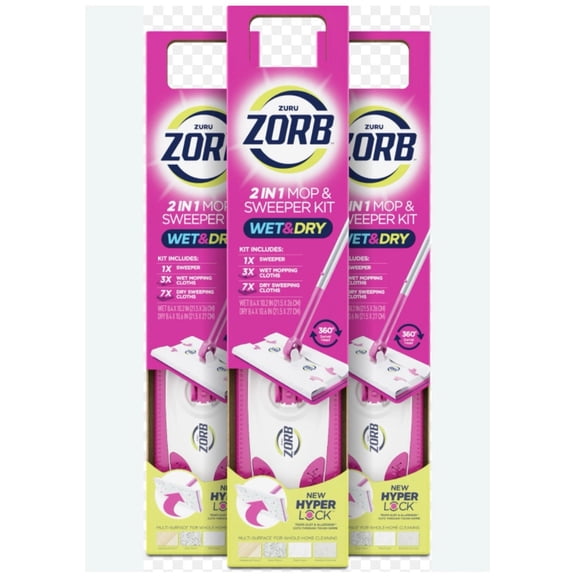 Zuru Zorb 2 in 1 Mop and Sweeper Kit