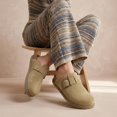 thumbnail image 6 of Cushionaire Blain Genuine Suede Clogs for Women | Slip-On Mules with Memory Foam & Oversized Buckle | Non-Slip Comfort Clogs & Mules Shoes for Women, 6 of 22