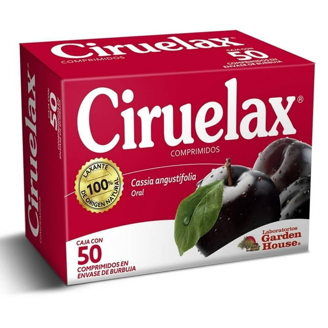 Laxante Ciruelax Cassia angustifolia 50 pastillas comprimidas