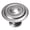 Silver, variant on Hickory Hardware Manor House Collection Knob, 1-1/4" Dia. - Lancaster Hand Polished