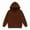 Coffee, variant on Toddler Girls Hoodies Sweatshirts Long Sleeve Pullover Solid Casual Outerwear Lined Hooded Sweater Clothes Coffee Size 2-3T