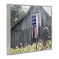thumbnail image 2 of Stupell Industries Traditional USA Wagon Wheel Barn Gray Framed Giclee Art, 14 x 11, by Kim Allen, 2 of 8