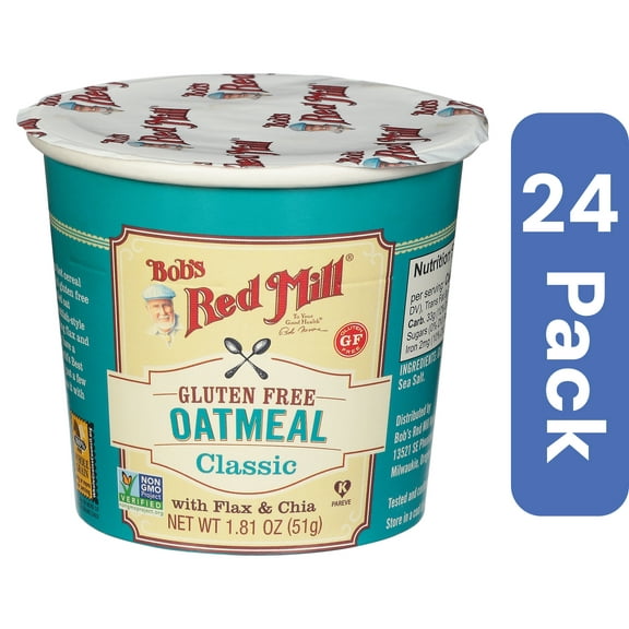Bob's Red Mill Classic Oatmeal Cup 1.81 oz (Pack Of 24)