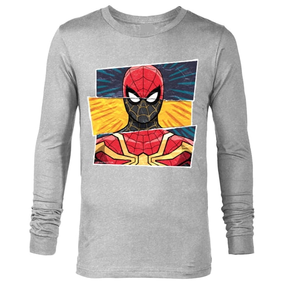 Marvel Spider-Man: No Way Home Spidey Suit Mashup - Long Sleeve T-Shirt for Men – Customized-Athletic Heather