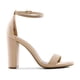 thumbnail image 2 of Sandalia de Mujer DREAM PAIRS Tacón Grueso Alto Nude en Gamuza 10 cm, 2 of 8