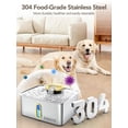 thumbnail image 3 of Fuente de Agua para Perros SIBAYS de Acero Inoxidable de Gran Capacidad 15L, 3 of 8