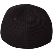 Flexfit 6533 Ultrafibre & Airmesh Fitted Cap, Black Largexlarge