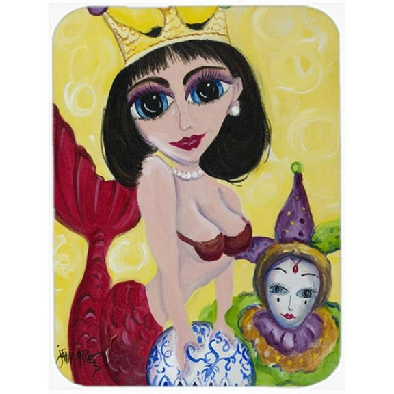 Mardi Gras Queen Mermaid Mouse Pad, Hot Pad & Trivet