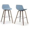 thumbnail image 6 of Simpli Home Randolph 28 inch Bentwood Counter/ Bar Height Stool (Set of 2), 6 of 15