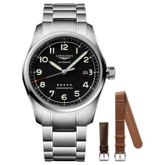 Longines Spirit Prestige Edition Stainless Steel Automatic Black Dial Men's Watch L38114539