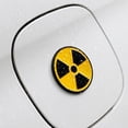 thumbnail image 3 of Nuclear Radiation Sign Car Sticker Badge 3d Metal Symbol Emblem Warning Logo Auto Trunk Window Decor Fashion Accessories, 3 of 5