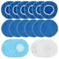 thumbnail image 3 of 20 almohadillas pulidoras para coche, capós de pulido de microfibra suave, kit de cubierta de encerado orbital para coche de 5 a 6 pulgadas, almohadilla de encerado automático duradera con capós de pu, 3 of 11