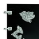 thumbnail image 3 of Porta Llaves COLSA Negro Mariposas y Flor Pewter Elegante, 3 of 3
