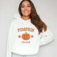thumbnail image 5 of Pumpkin Season Star Distressed - Womens Hoodie, 5 of 6