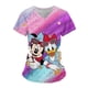 thumbnail image 3 of Uniforme de Disney para mujer, estampado 3D de Mickey Mouse, camisa de trabajo de enfermera, bata con bolsillo, uniforme de enfermería para Navidad, 3 of 5