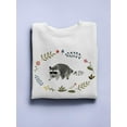 thumbnail image 3 of Critter And Foliage Iv Sweatshirt Women -Victoria Barnes Designs, Female Large, 3 of 4