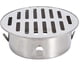 thumbnail image 1 of Stainless Steel Floor Drain, Anti-Clogging Detachable Round Balcony Sink Drain with High-Efficiency Filter, 1 of 5