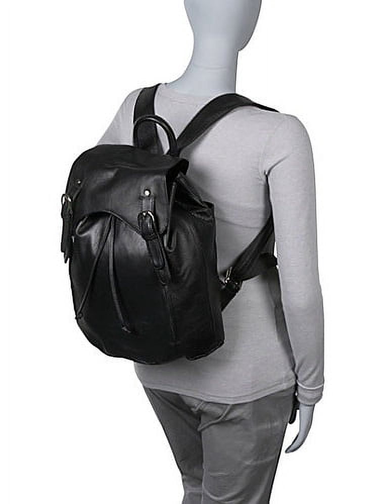 amerileather clementi leather backpack Amerileather Clementi Backpack,Black,US