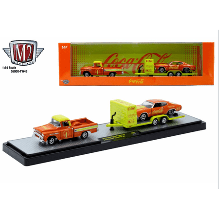 M2 Machines Auto Hauler Tw43 1958 Chevrolet Apache Cameo Truck 70 Chevy Chevelle