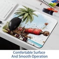 thumbnail image 6 of Coconut Tree Square Desk Pad Mouse Mat Gaming Mousepad, 8.3x9.8 Inch, Non-Slip Rubber Bottom, Printed, Suitable for Office and Gaming, 6 of 6