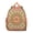 Orange-51, variant on Lotus Flower Yoga Students Backpack - Boho Chic Mandala Design with Mystic Spirituality and Sacred Elements, Lightweight Comfortable School Bag