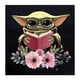 thumbnail image 1 of Cuadros Decorativos Kit de pintura de diamantes Yoda imagen redonda completa de diamantes de imitación Ehuebsd Nuevos Originales, 1 of 8