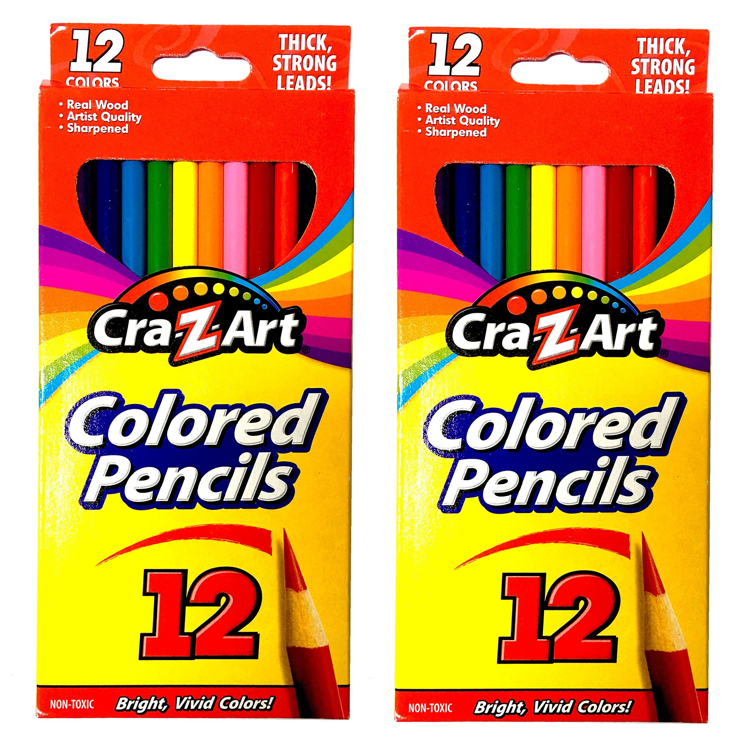 Download Cra-Z-art Colored Pencils, 12 Count (2 pack) - Walmart.com - Walmart.com