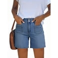 thumbnail image 5 of EMMIOL Women's High Waisted Denim Jean Shorts - Trendy Casual Jorts, 5 of 6