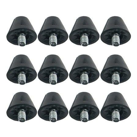 BIBABLYKE 12Pcs Universal Nylon Football Shoe Studs Replacement Soccer Cleats Football Boot Spikes for Soccer Shoes Reliable