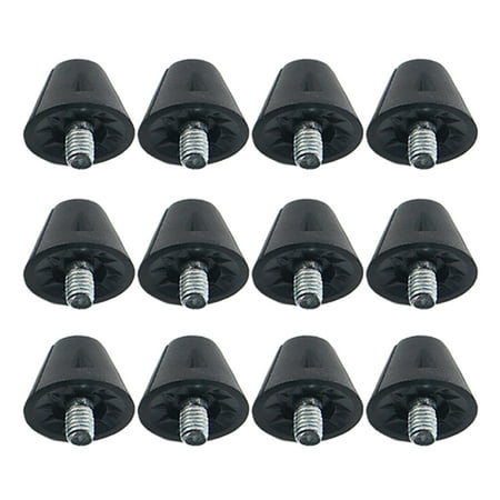 lixuesong 12Pcs Football Spikes Nails Nylon Football Studs Replacement Soccer Cleats for Training Competition