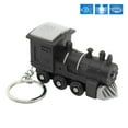 thumbnail image 2 of Trayknick Cartoon Dinosaur Bear Train kawaii LED Light Up Keychain Key Ring with Sound, 2 of 13