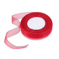 thumbnail image 2 of 6pcs 2cm Organza Ribbon Wedding Festive Party Decor Gift Packing Ribbon Diy Accessories Decoration (random Color), 2 of 3