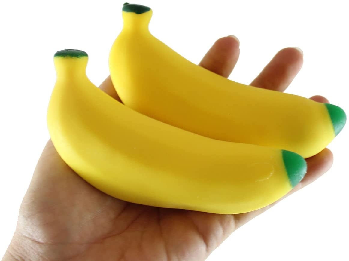 Stress Relief Toys Banana Squeezy Autism ADHD Tactile Educational Special Needs 